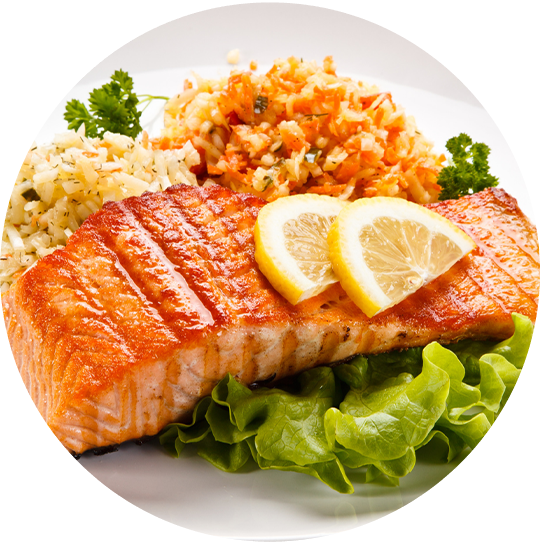 grilled salmon